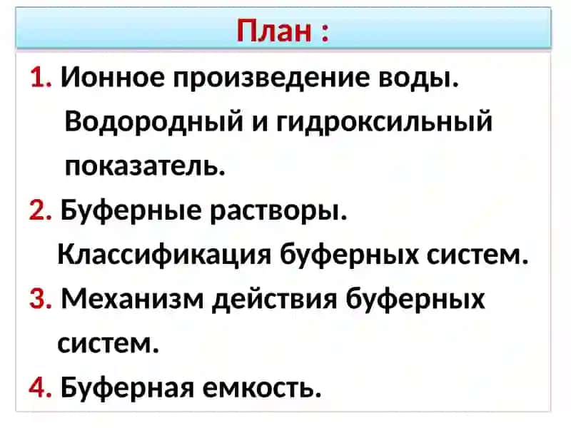 Ионное произведение воды 2