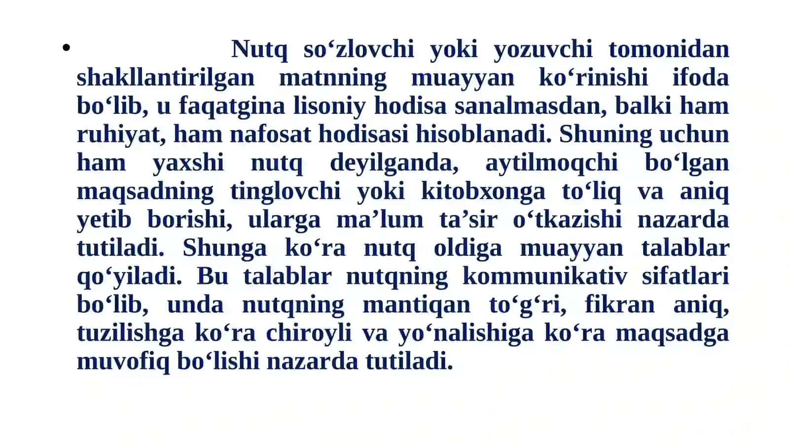 NUTQNING KОMMUNIKАTIV SIFАTLАRI 2