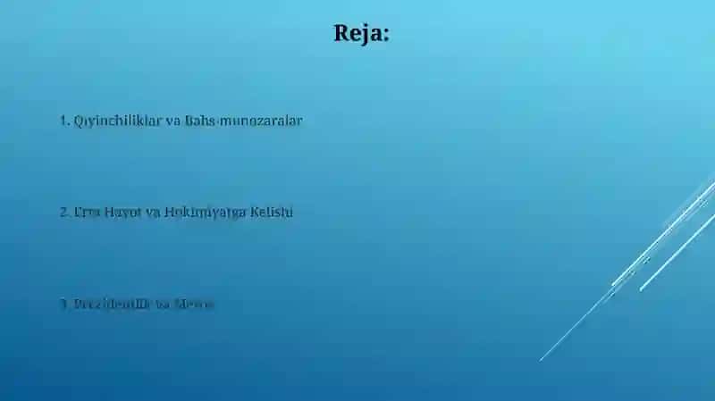 Erta Hayot va Hokimiyatga Kelishi 2