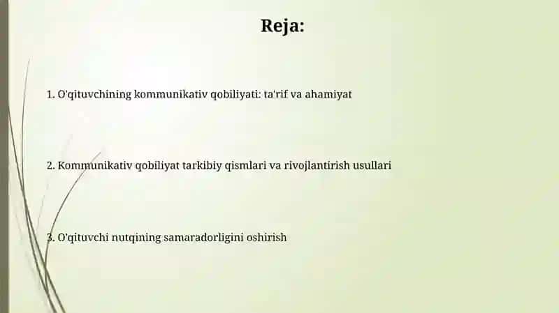O'qituvchining kommunikativ qobiliyati 2