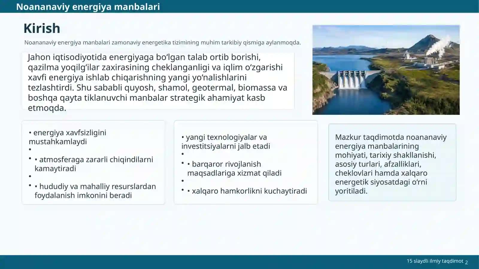 NOANANAVIY ENERGIYA MANBALARI 2