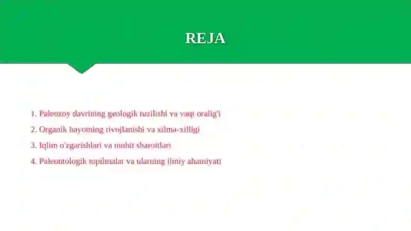 Erta paleozoy bosqichi 2
