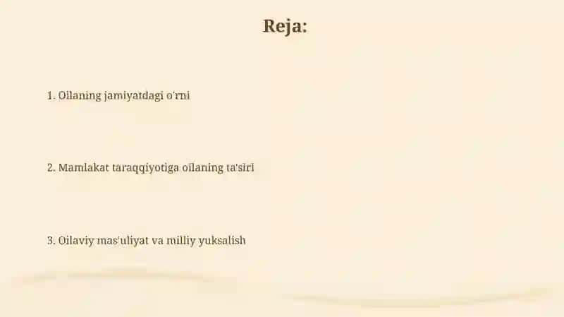 Oilaning jamiyatdagi o'rni 2