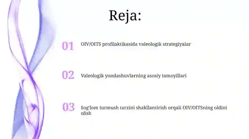 OIV OITS MUOMOLARINI OLDINI OLISHDA VALEOLOGIK YONDASHUVLAR 2
