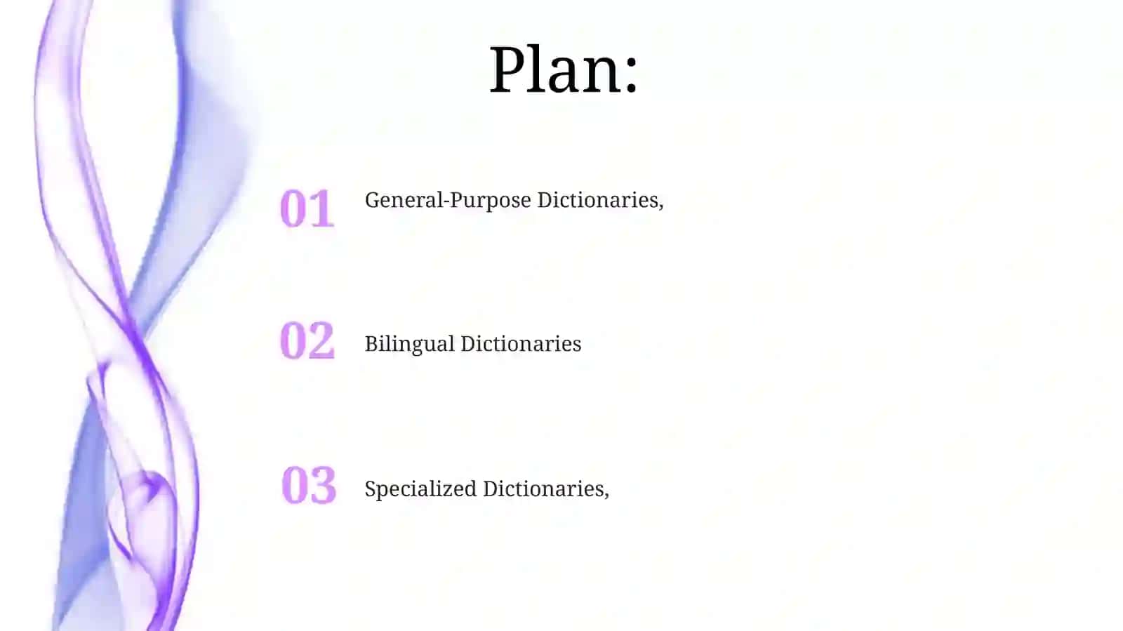Types of dictionary 2