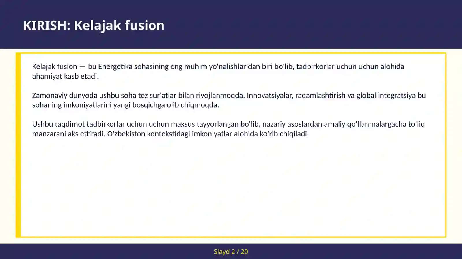 Kelajak fusion 2