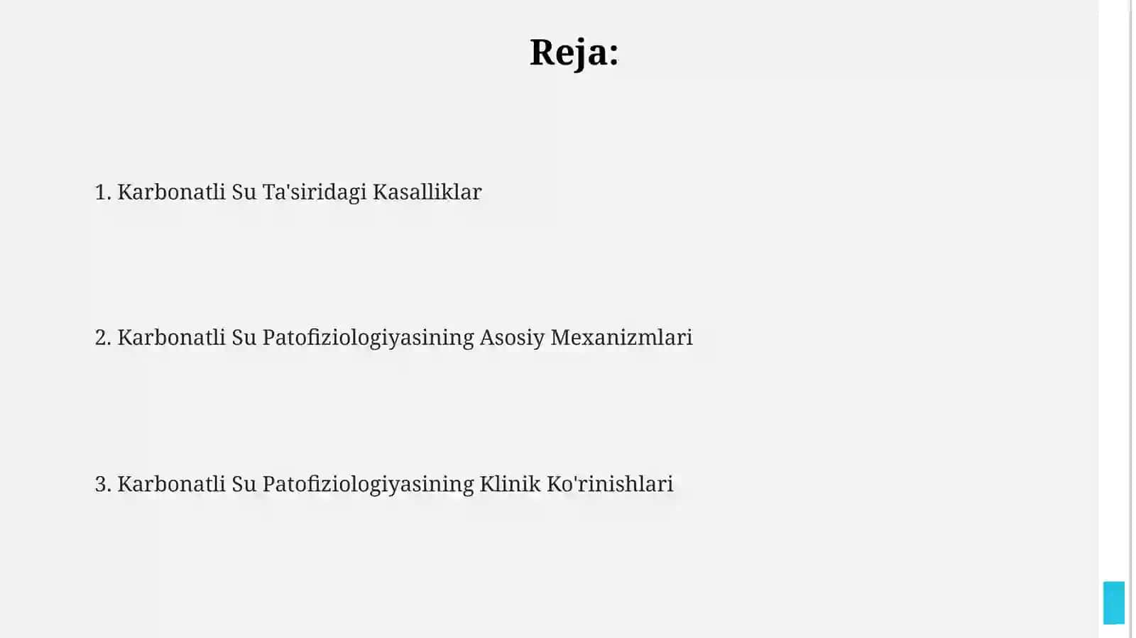 Karbon suvlar patafiziologiyasi 2