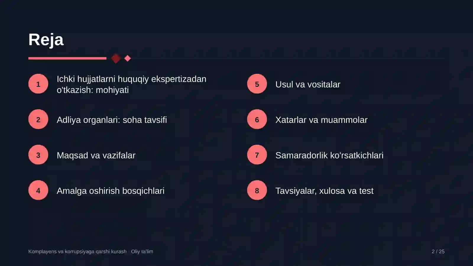adliya organlarida ichki me'yoriy hujjatlarni huquqiy ekspertizadan o'tkazish 3856 2