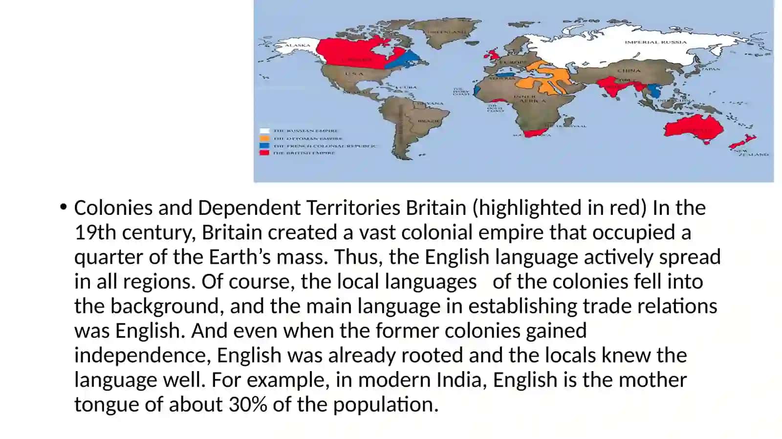 Ubiquity of English 2