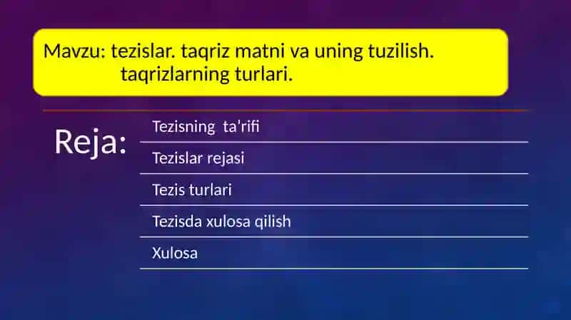 tezislar 2