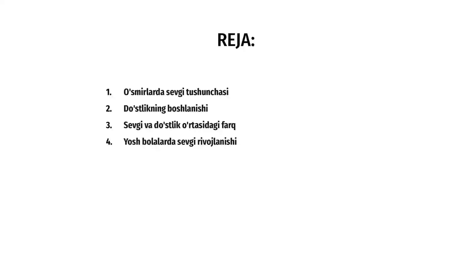 O'smirlarda sevgi va do'stlik hislari 2