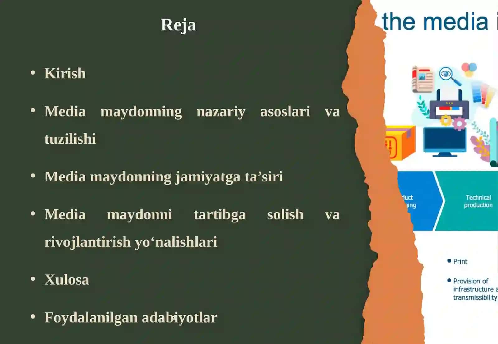 Media maydon tuzilishi va tasiri 2