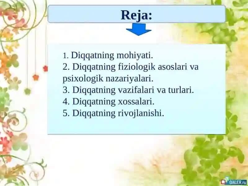 Diqqatning mohiyati 2