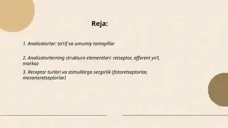 Analizatorlar haqida tushuncha 2