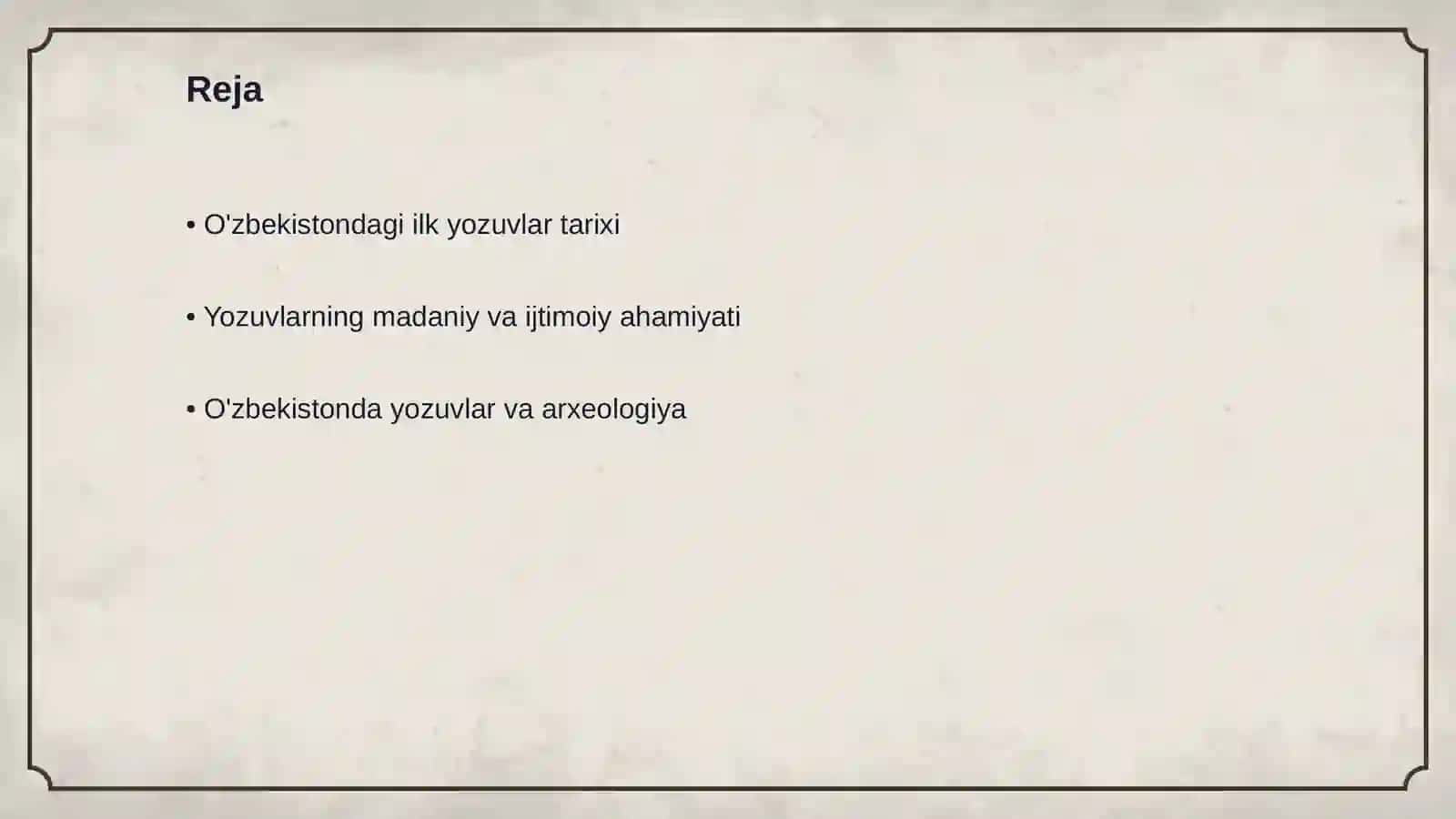 O'zbekistondagi ilk yozuvlar va ularning o'rganilishi 2