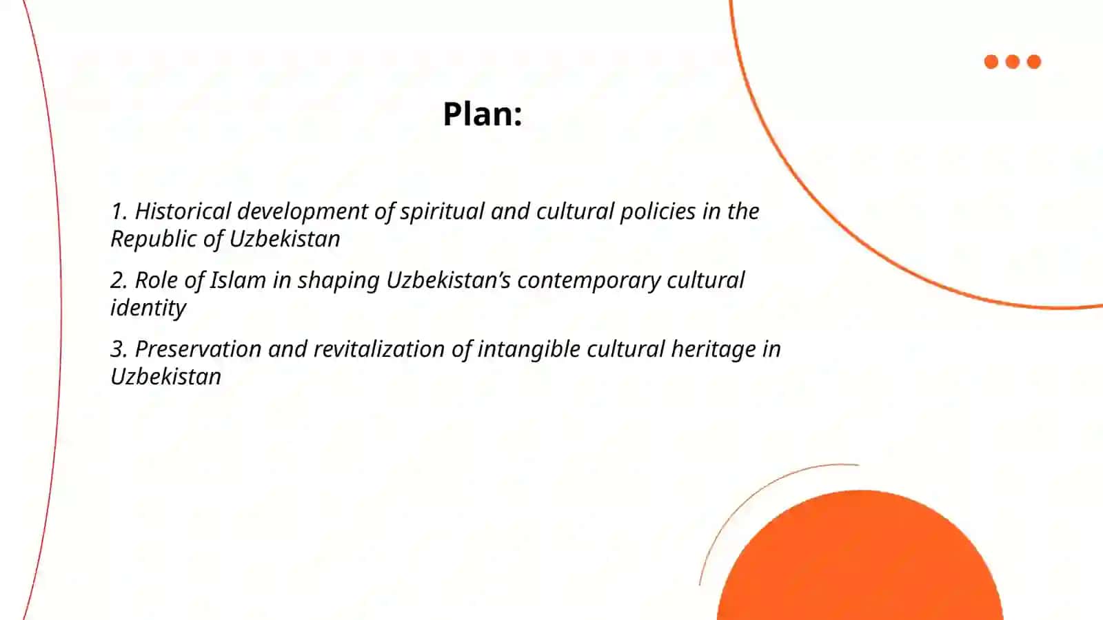 Spiritual and Cultural Development in the Republic of Uzbekistan 2