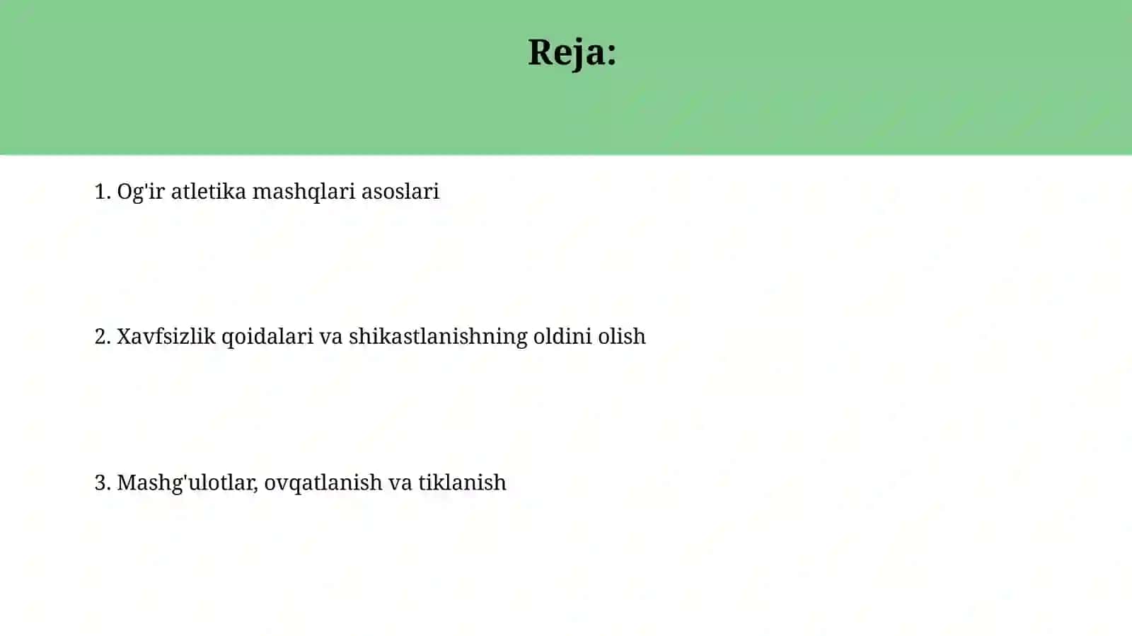 Og'ir atletika mashqlar vaxavfsizlikqoidalari 2