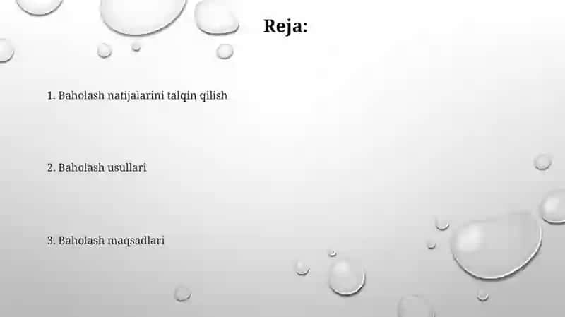 Taʼlim olganlikni tashxis etish 2