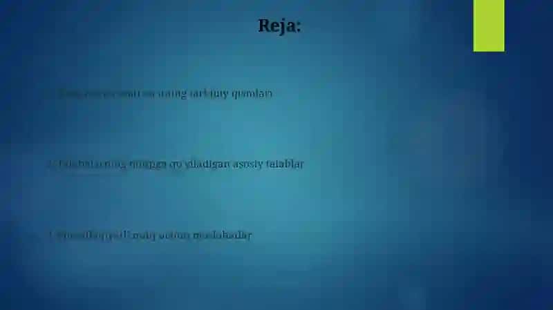 O’quvchilar nutqiga qo’yilgan talablar 2