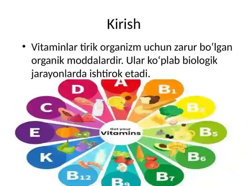 avitaminoz va gipovitaminoz mavzusi 2