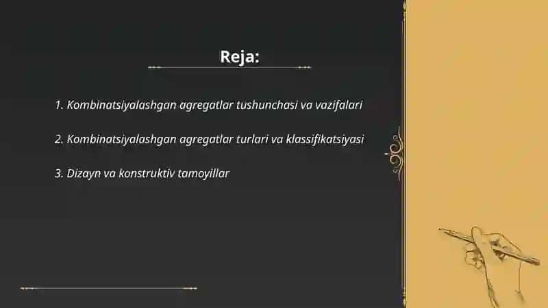 Kombinatsiyalashgan agregatlar 2