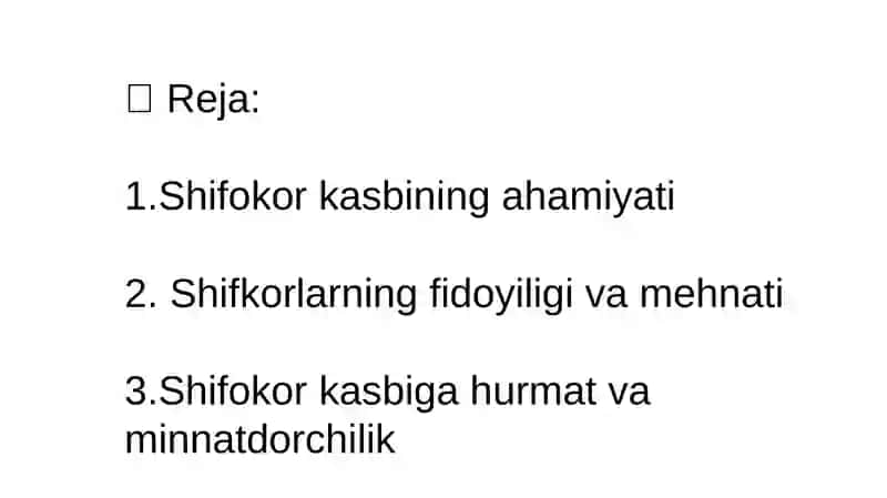 Shifokorlik kasbi 2