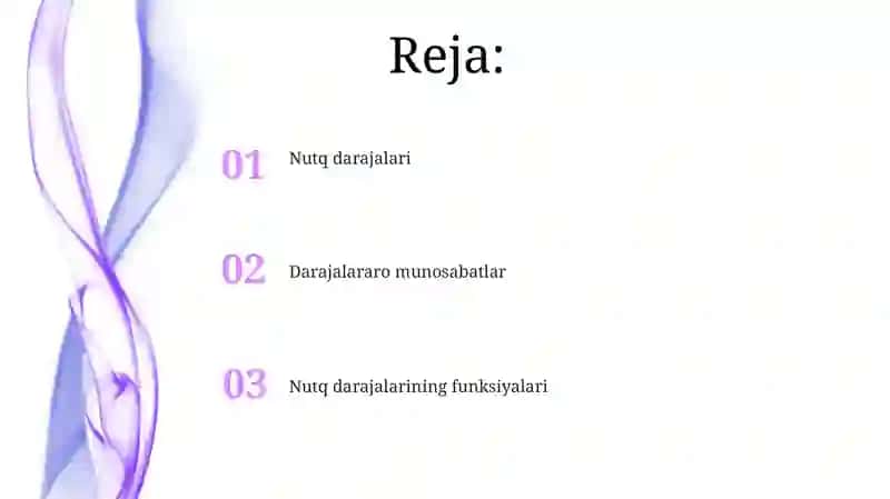 Til va nutq sathlari va sathlararo munosabatlar 2