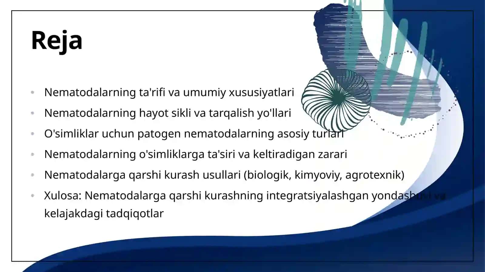 Parazit Nematodalar: Ta'rifi va Umumiy Xususiyatlari 2
