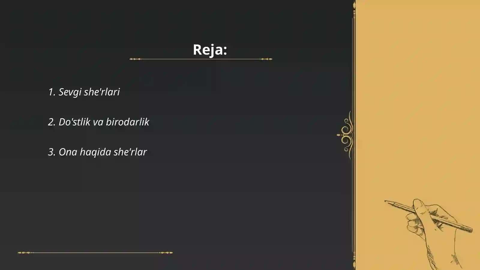 Sevgi she'rlari 2