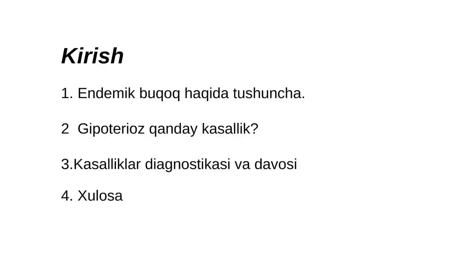 Endemik Buqoq va Gipoterioz Kasalliklari va Davolash Usullari 2
