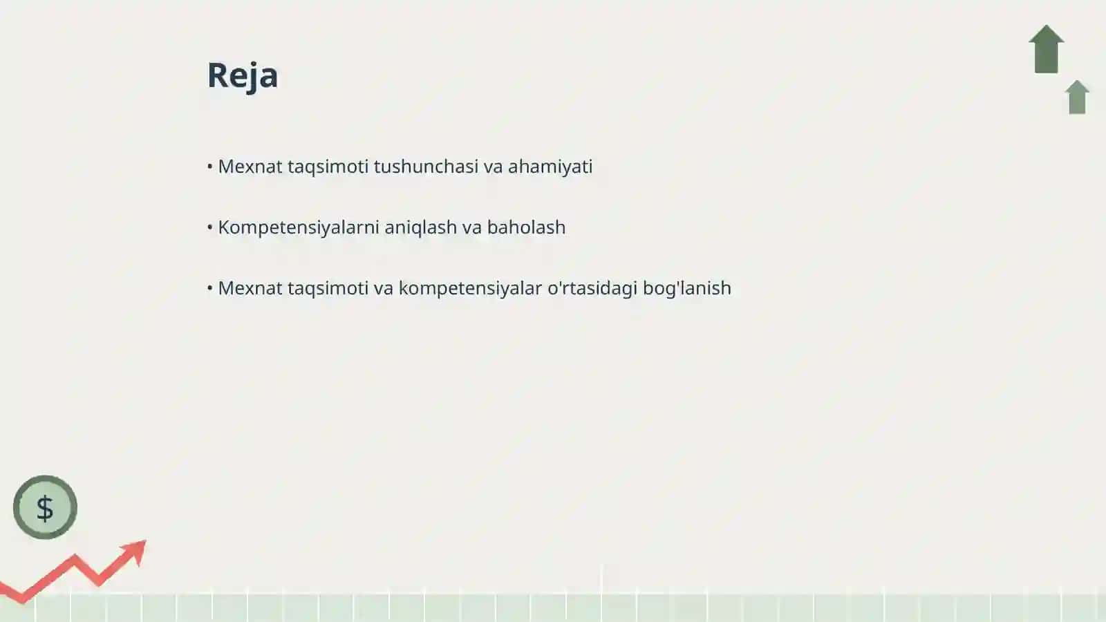 Mexnat taqsimoti va kompetensiyalarni ajratish 2