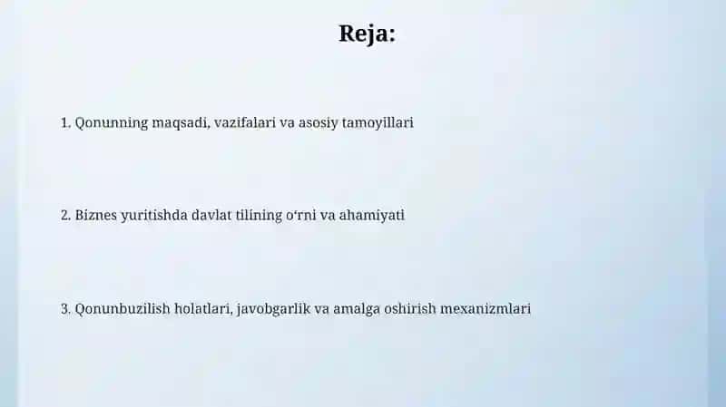 Qonunning Maqsadi va Vazifalari 2