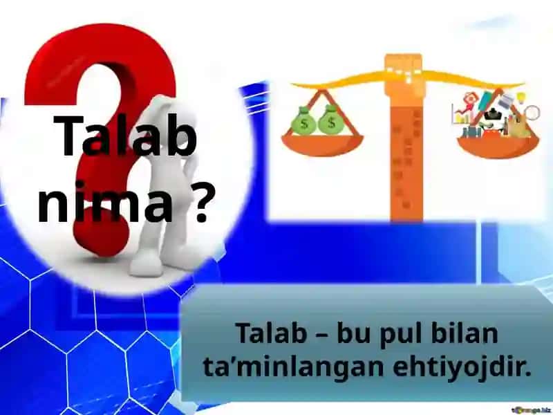 Talab va taklif tahlili asoslari 2