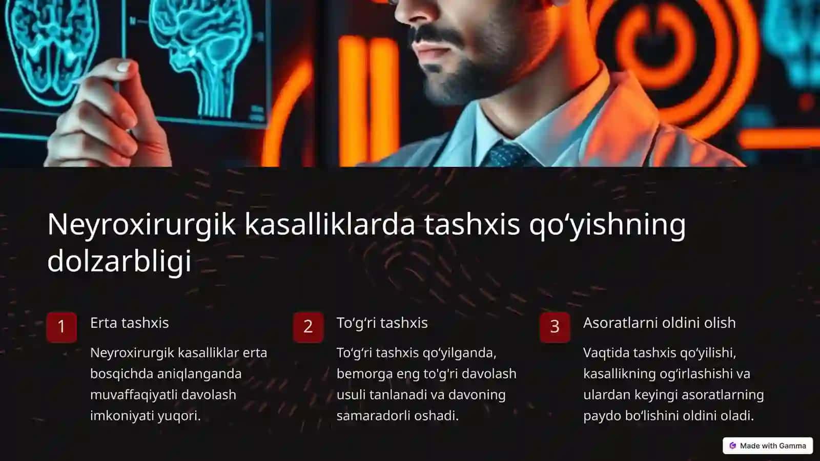 Neyroxirurgiyada Zamonaviy Tashhis Qoʻyish Usullari 2