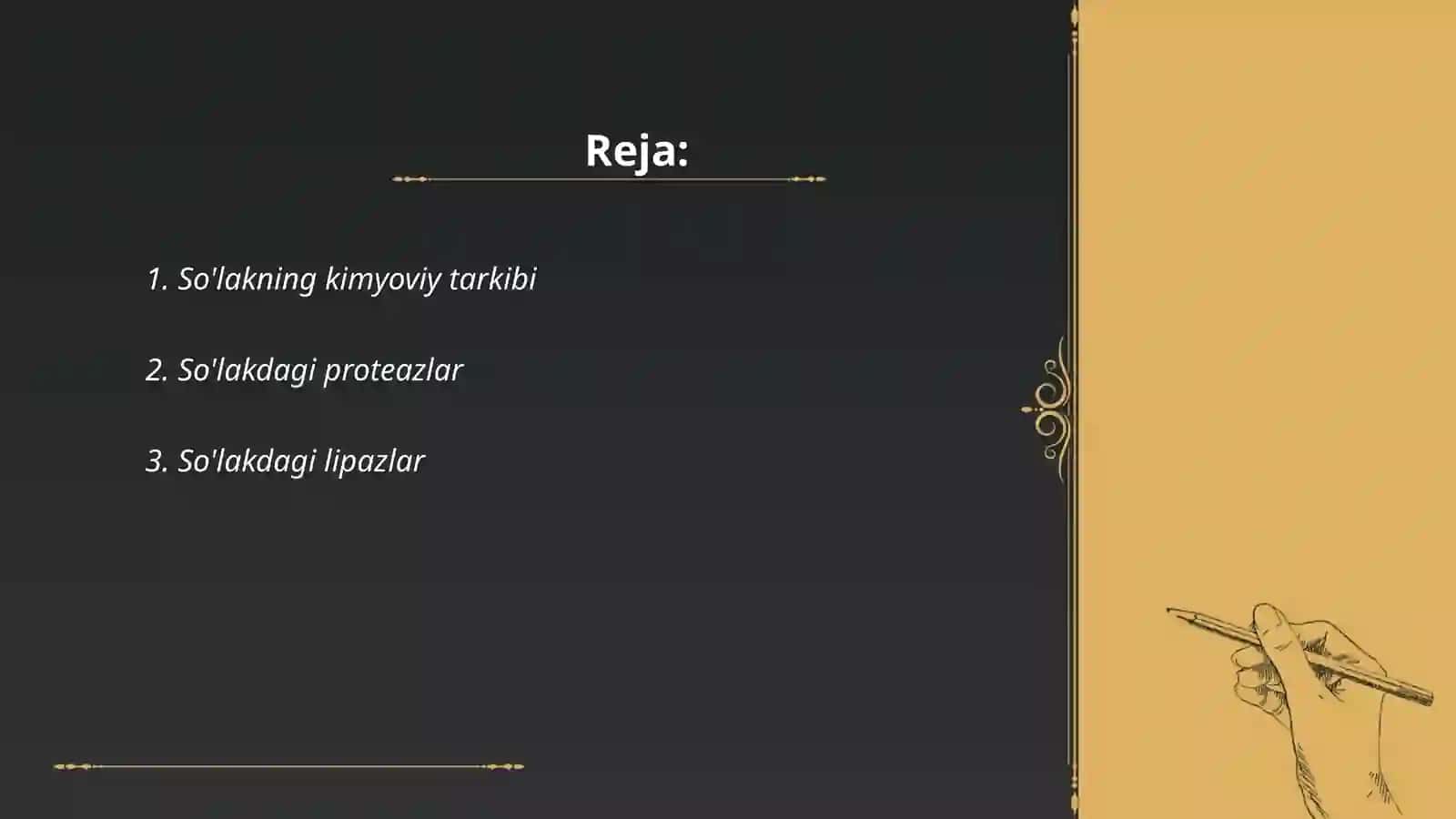 So'lak tarkibi, xususiyatlari 2