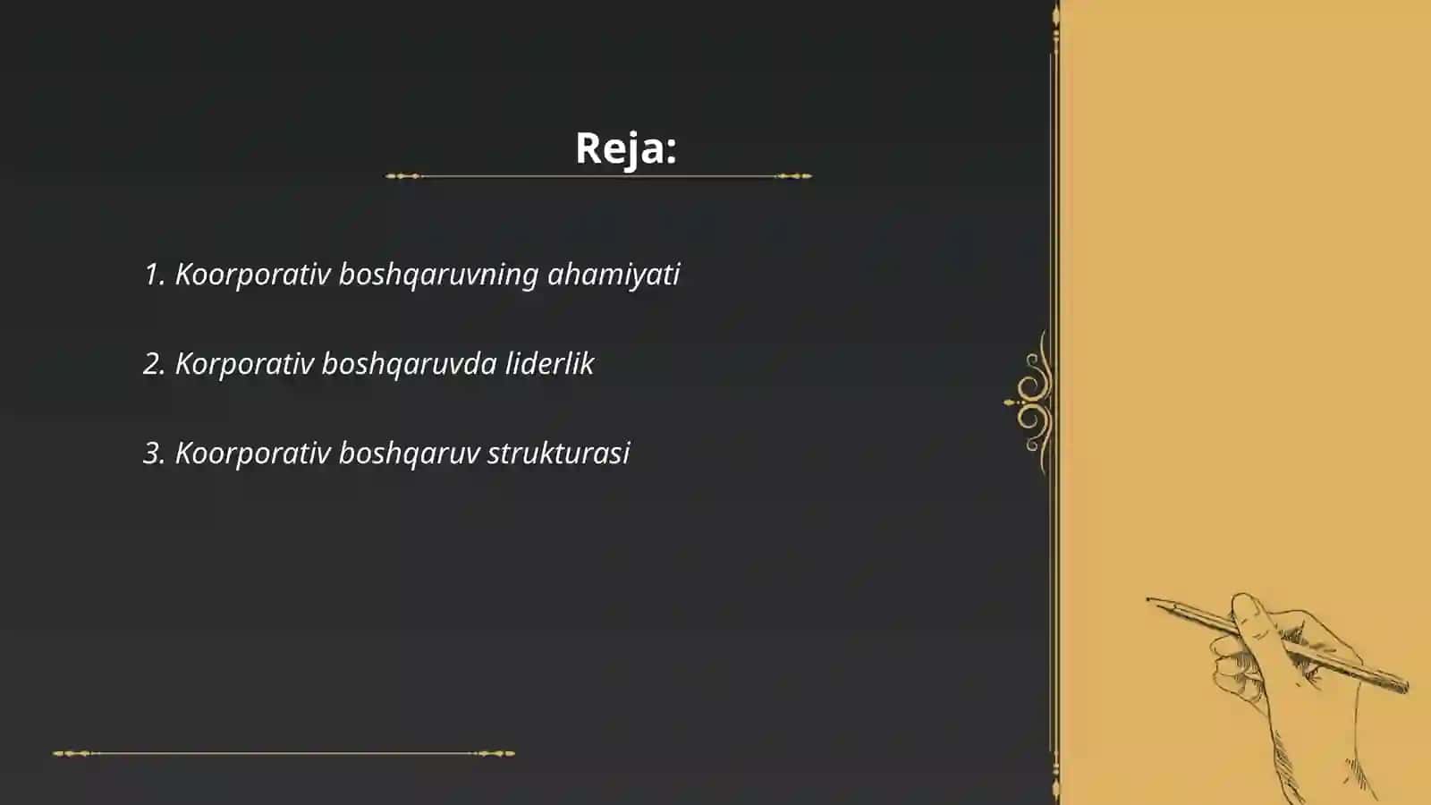 Korporativ boshqaruvning ahamiyati 2