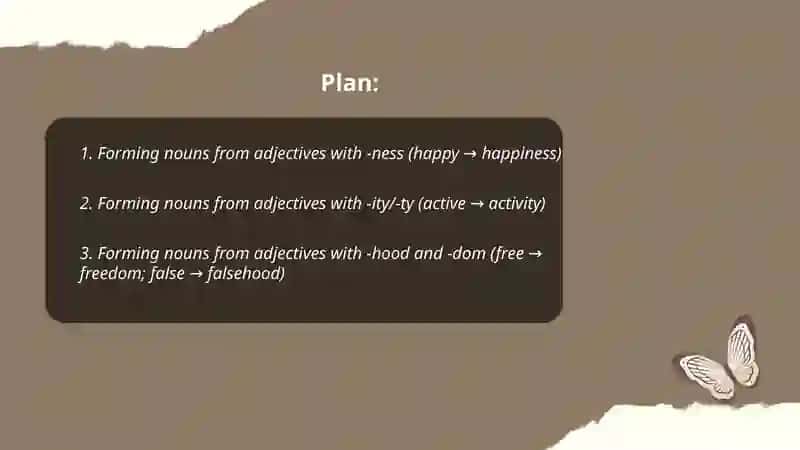 Word Family Noun, Adjective 2