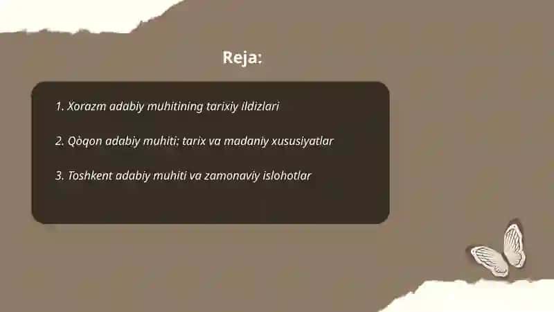 Xorazm adabiy muhitining tarixiy ildizlari 2