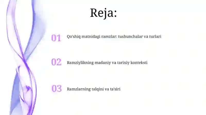 Qo'shiq matnidagi ramzlar 2