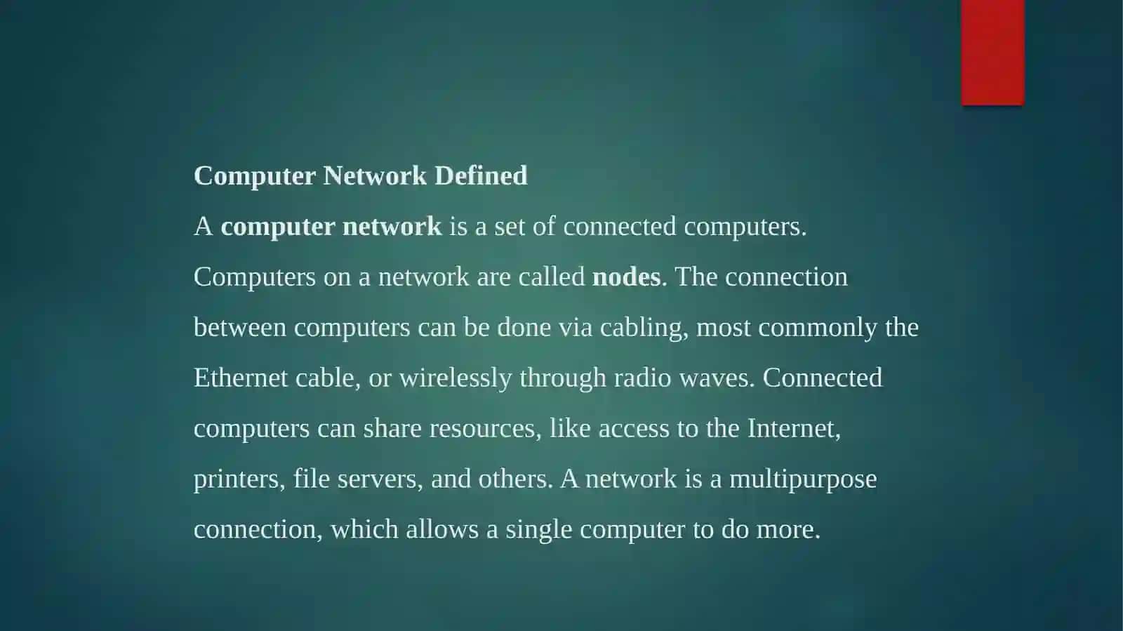 Computer Network Defined 2