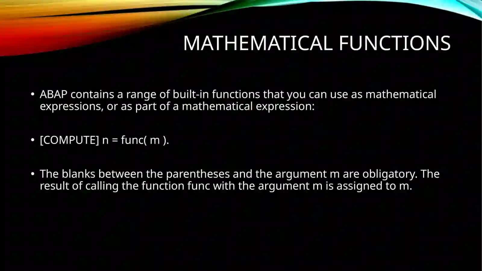 SAP implementation math guide 2