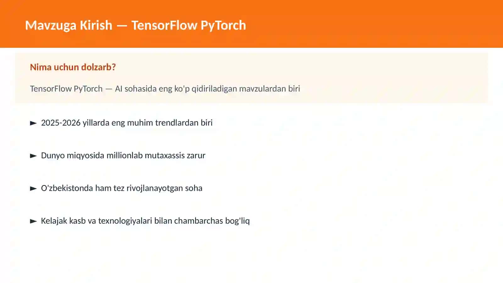 TensorFlow PyTorch 2