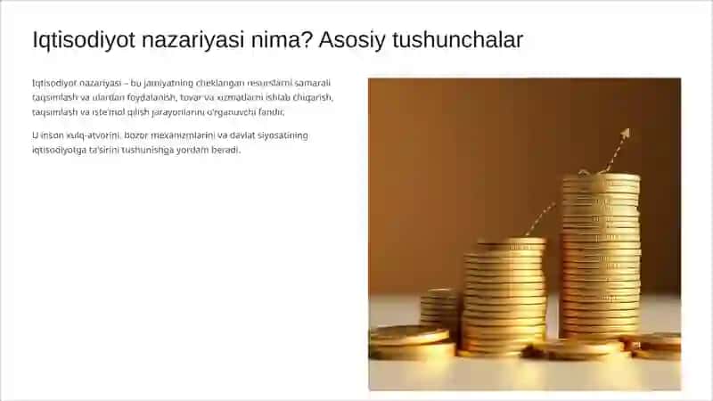 Iqtisodiyot nazariyasi 2