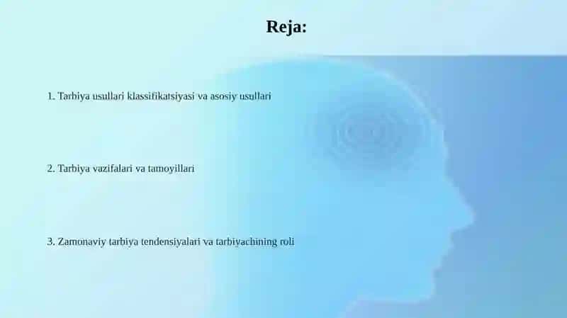 Tarbiyaning umumiy metodlari 2