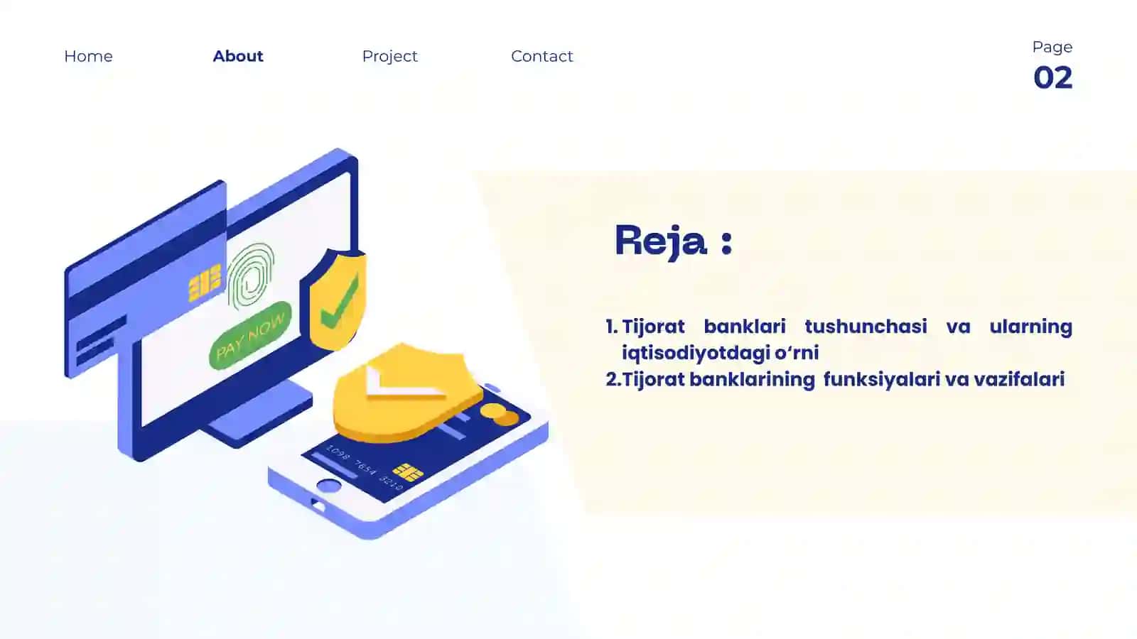 Tijorat banklari va ularning funksiyalari va vazifalari 2