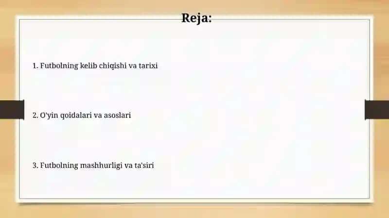 Futbol sport turi haqida 2
