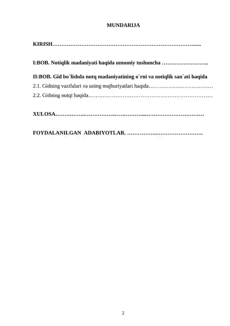 GID TARJIMONNING NOTIQLIK MAHORATI 2
