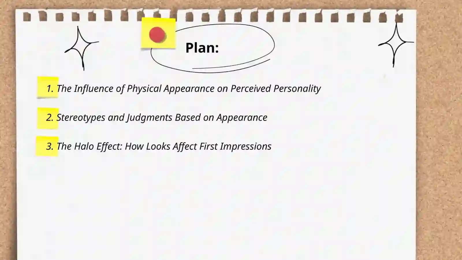 Appearance and its connection to character 2