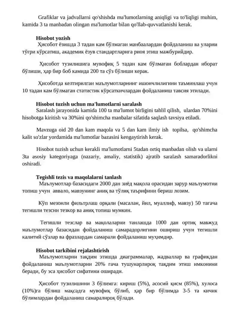 Mavzular bazasidan ma'lumot olish 2