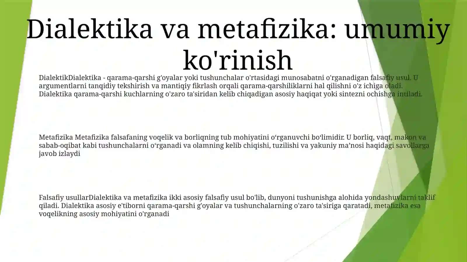 Dialektika Va Metafizika AsosiyFalsafiyMetodlari 2